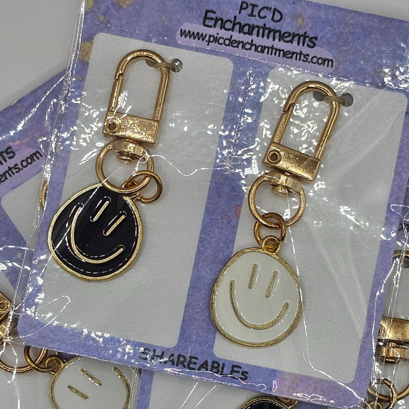 Joy Drop Smiley Clip Charm Set – “Shareables”