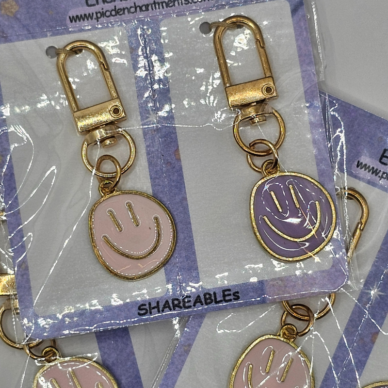 Joy Drop Smiley Clip Charm Set – “Shareables”