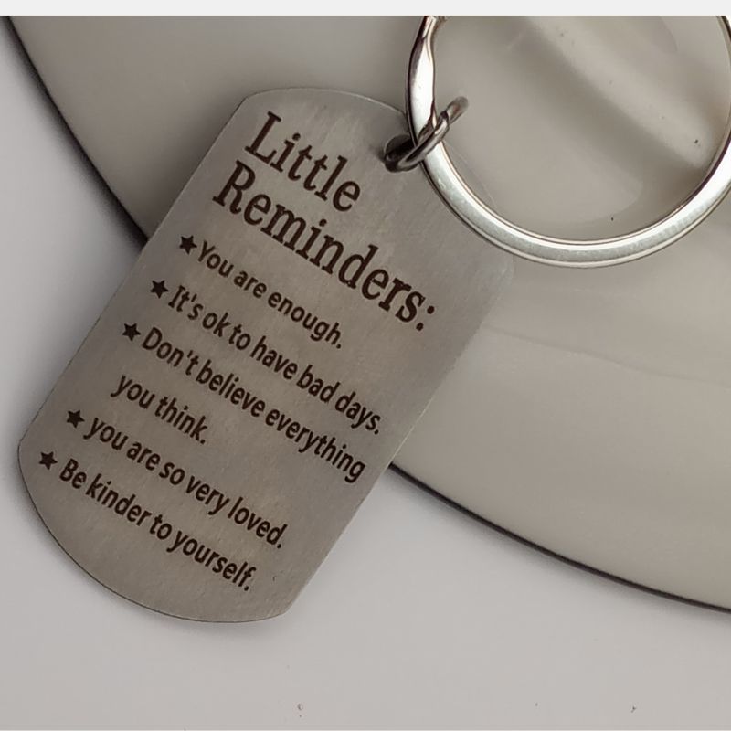 Little Reminders Keychain – Daily Affirmations On-the-Go