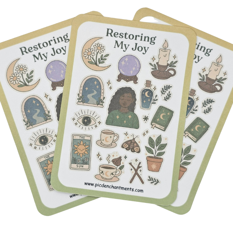 Restoring My Joy – Healing & Self-Care Sticker Sheet