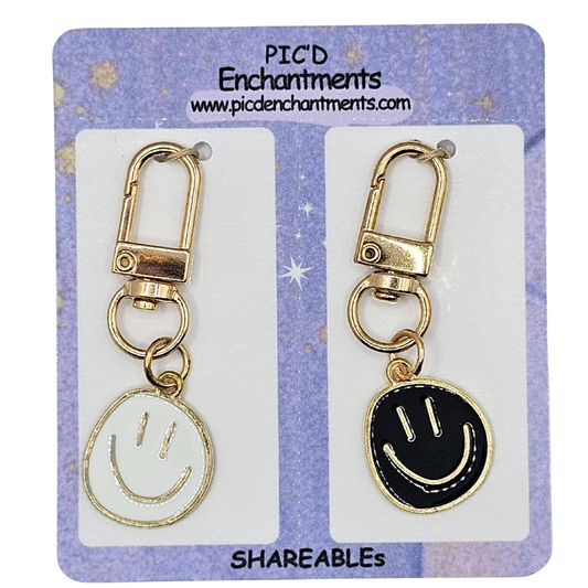 Joy Drop Smiley Clip Charm Set – “Shareables”