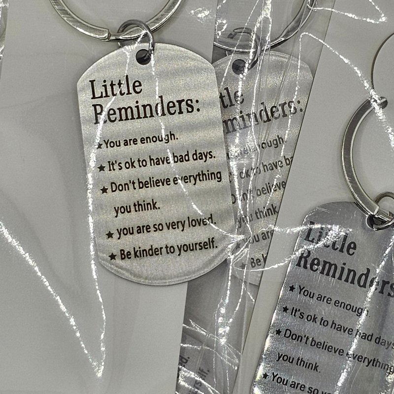 Little Reminders Keychain – Daily Affirmations On-the-Go