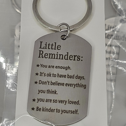 Little Reminders Keychain – Daily Affirmations On-the-Go
