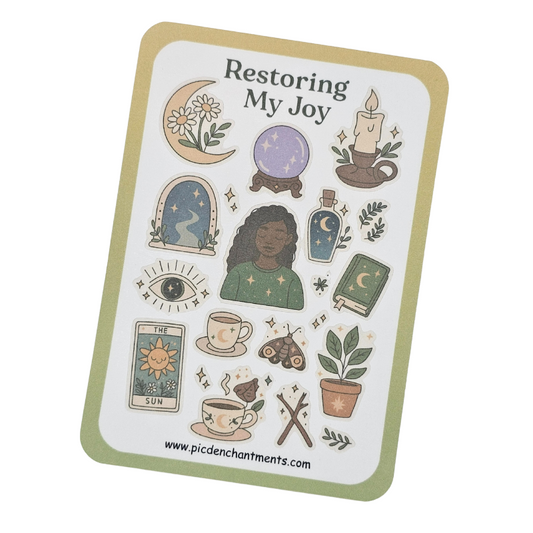 Restoring My Joy – Healing & Self-Care Sticker Sheet