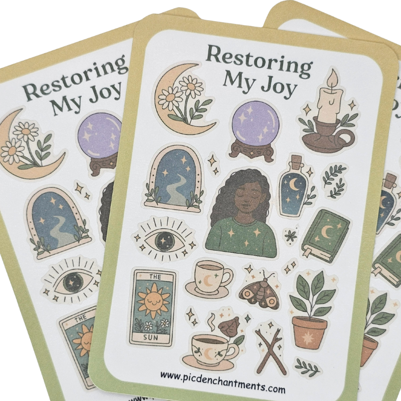 Restoring My Joy – Healing & Self-Care Sticker Sheet